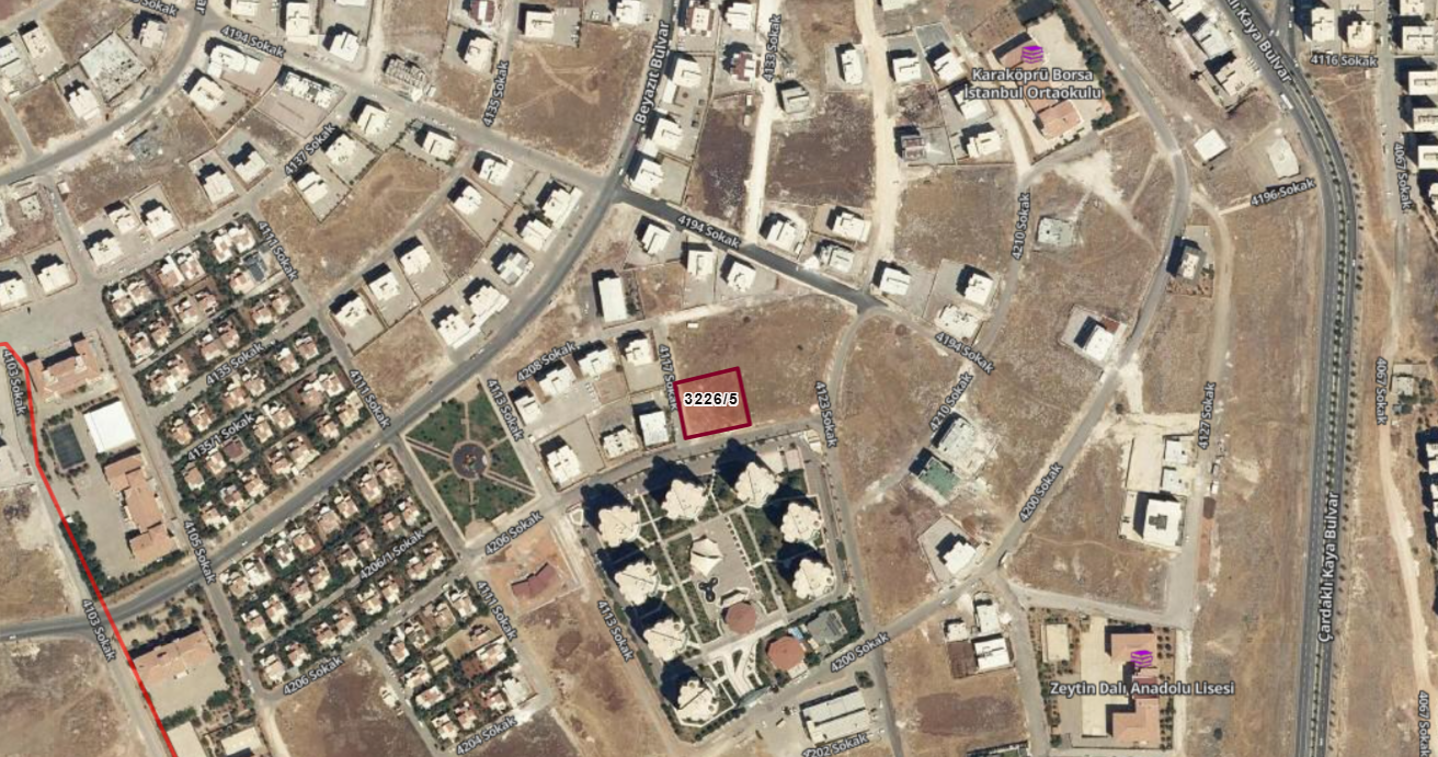 KARAKÖPRÜ BATIKENTTE  1.835M2 SATILIK ARSA