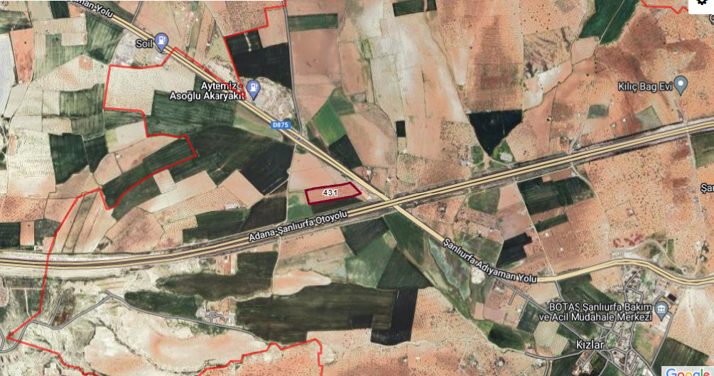 KARAKÖPRÜ KIZLAR TARLA 19.000 M2 2000 TLM2