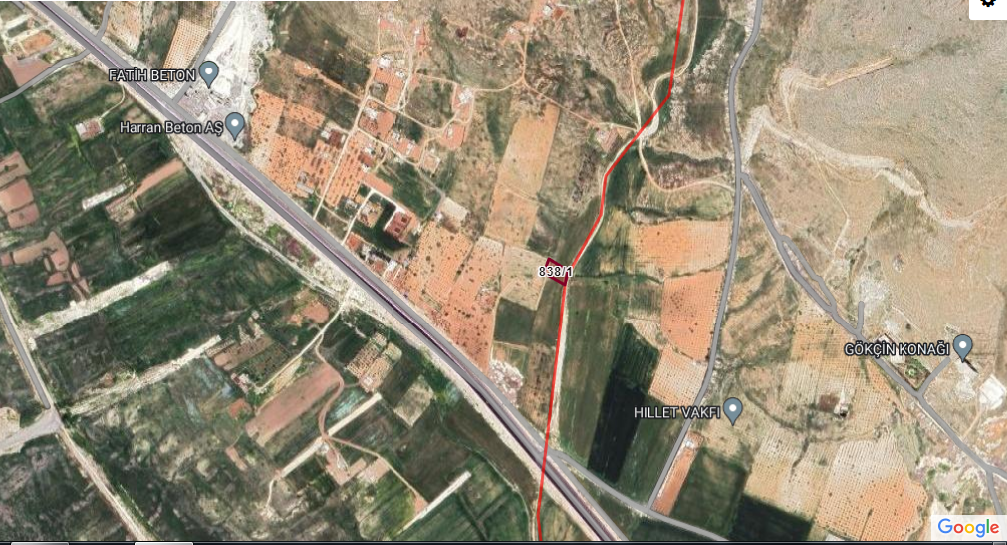 HALİLİYE GÜZELYURTTA ARSA 1.180 M2 6.800 TLM2