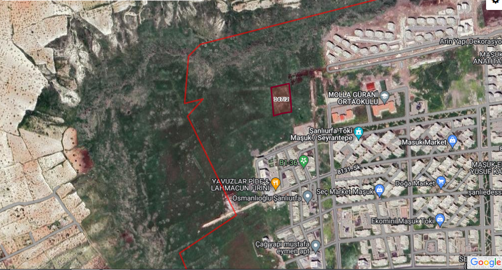 KARAKÖPRÜ SEYRANTEPEDE KAT KARŞILIGI ARSA 7.486 M2