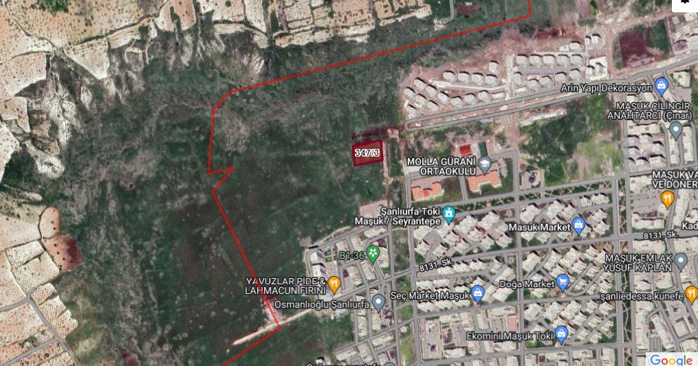 KARAKÖPRÜ SEYRANTEPEDE KAT KARŞILIGI ARSA 4.240 M2