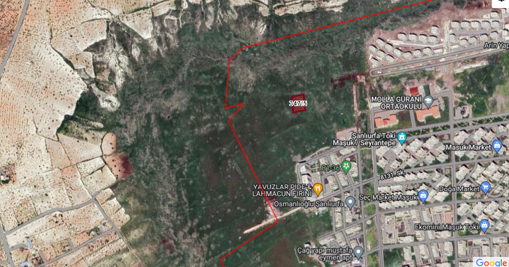 KARAKÖPRÜ SEYRANTEPEDE KAT KARŞILIGI ARSA 2.750 M2