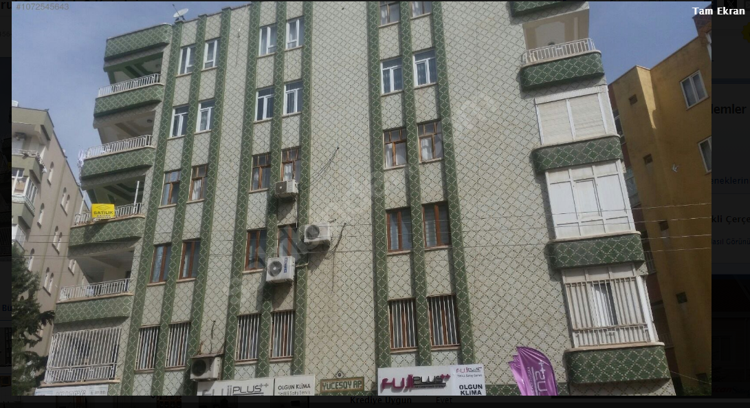 ERTUĞRUL GAZİ MAH.3.KAT 4+1 ODALI SATILIK DAİRE