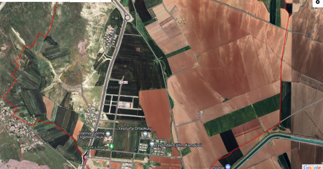 HALİLİYE DAGETEĞİNDE ARSA 1.180 M2 9.000 TLM2