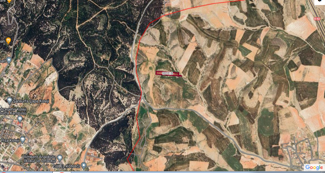 HALİLİYE DAĞETEĞİNDE TARLA 12.220 M2 1.500 TLM2