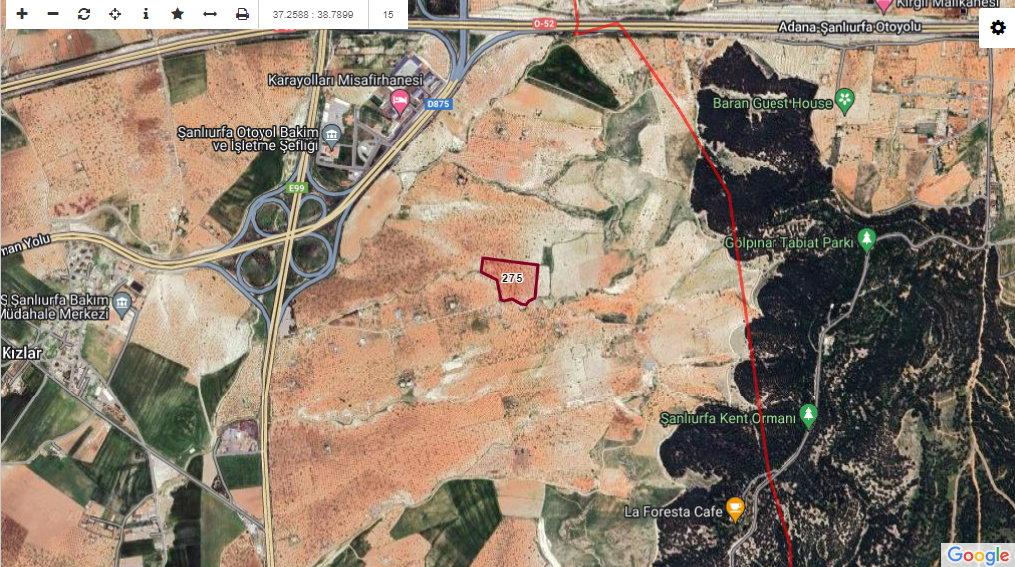 KARAKÖPRÜ KIZLARDA SATILIK BAĞ 25.000 M2DEN 12.000 M2Sİ SATILIKTIR 3.000 TLM2 MUVAFAKATLI