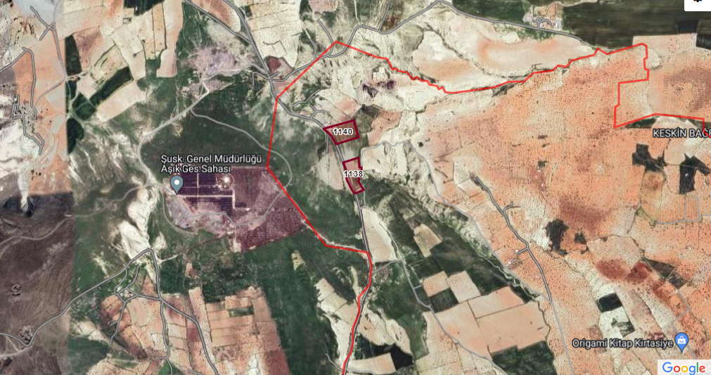 KARAKÖPRÜ MAŞUKTA SATILIK FISTIKLIK TOPLAM 25.650 M2 1.600 TLM2