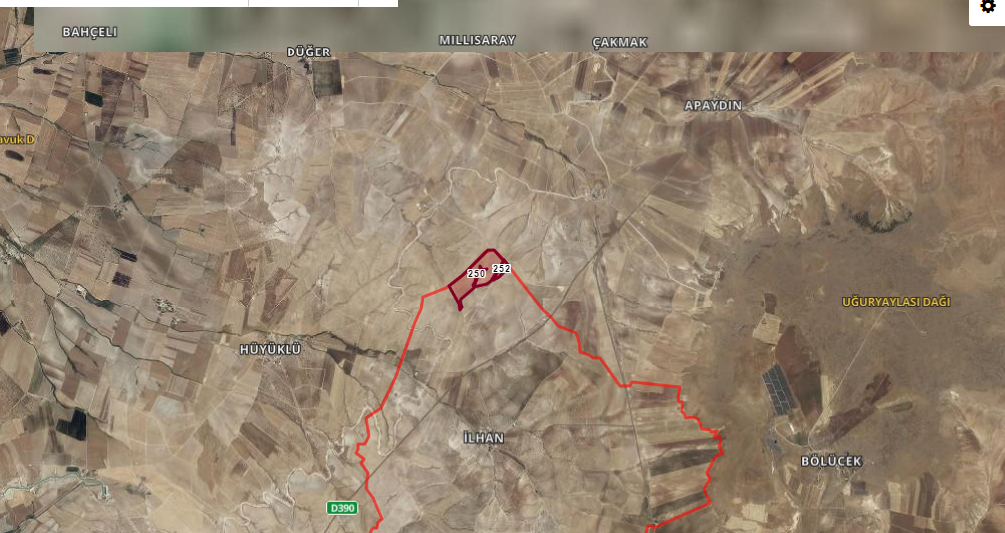 KARAKÖPRÜ İLHANDA TARLA TOPLAM 102.693 M2 165 TLM2