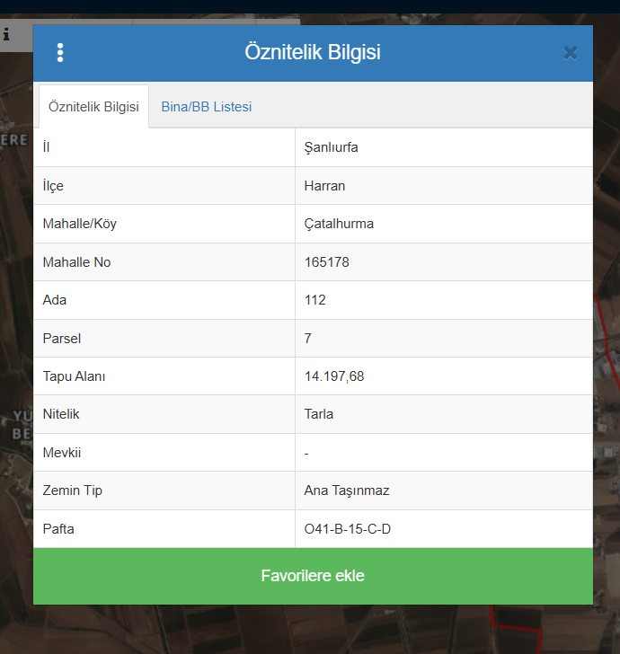 HARRAN ÇATALHURMADA TARLA 14.197 M2 1.800 TLM2