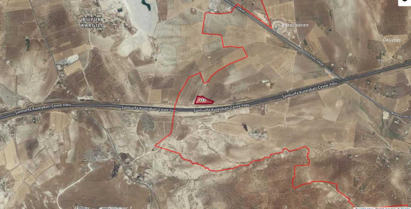 KARAKÖPRÜ KIZLARDA TARLA 10.751 M2 1.500 TLM2