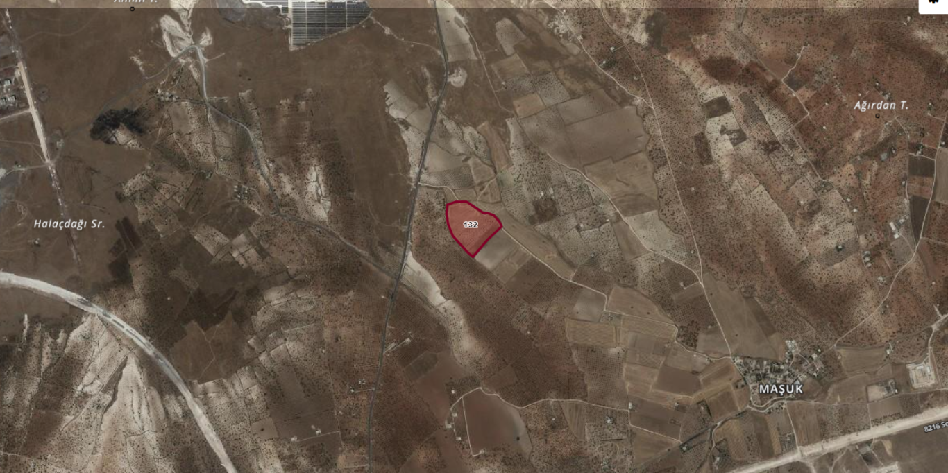 KARAKÖPRÜ MAŞUKTA TARLA 41.000 M2DEN 16.000 M2Sİ SATILIK 1.700 TLM2 MUVAFAKATLI