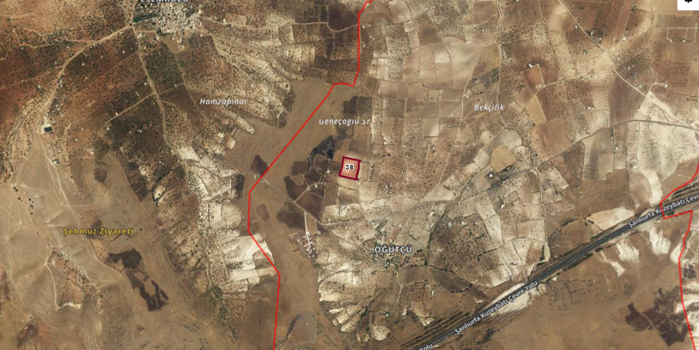 KARAKÖPRÜ ÖĞÜTÇÜDE SATILIK 13.300M2 BAĞ 1.100 TL M2