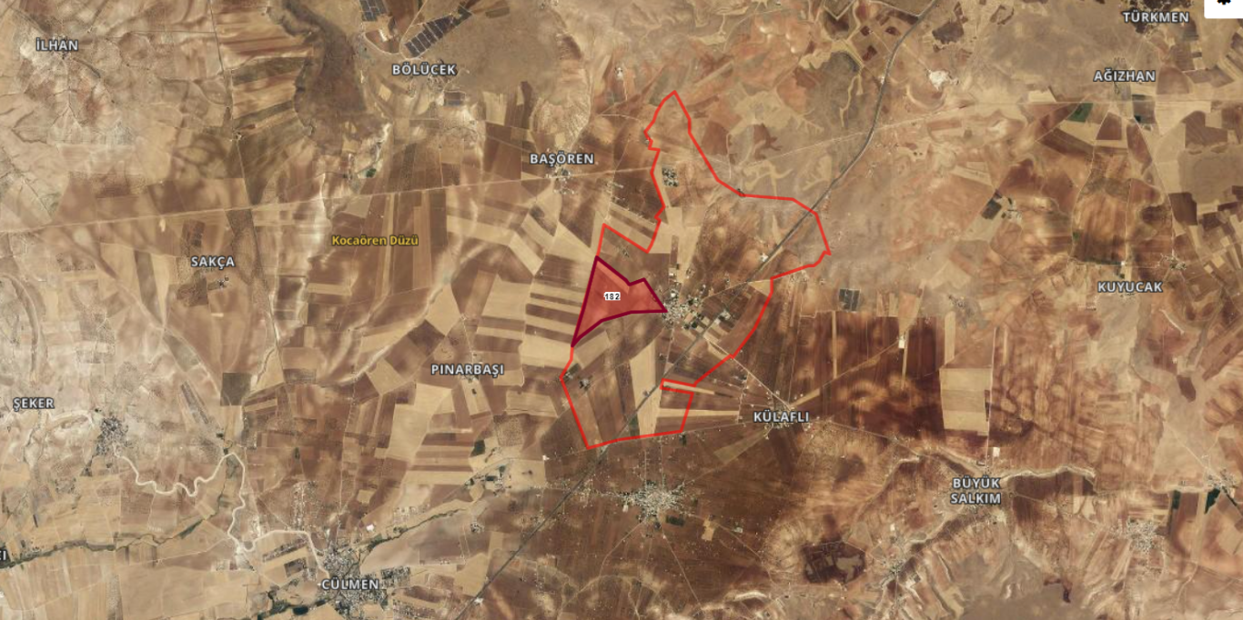 KARAKÖPRÜ ŞEYHZELİHADA TARLA 641.000 M2  72.000 M2Sİ SATILIK 500 TLM2