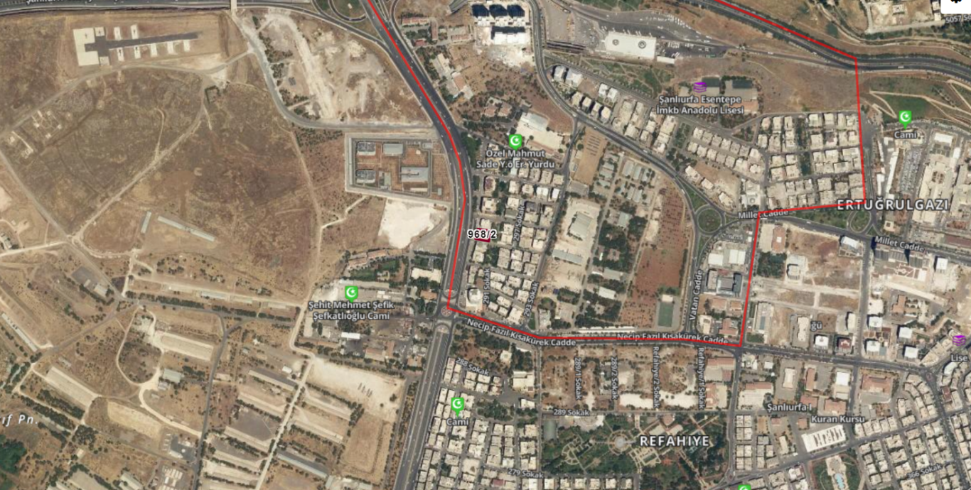 KARAKÖPRÜ ESENTEPEDE ARSA 712 M2 77.000 TLM2
