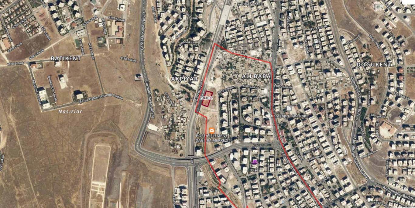 KARAKÖPRÜ ALİBABADA ARSA 2.743 M2 42.000 TLM2