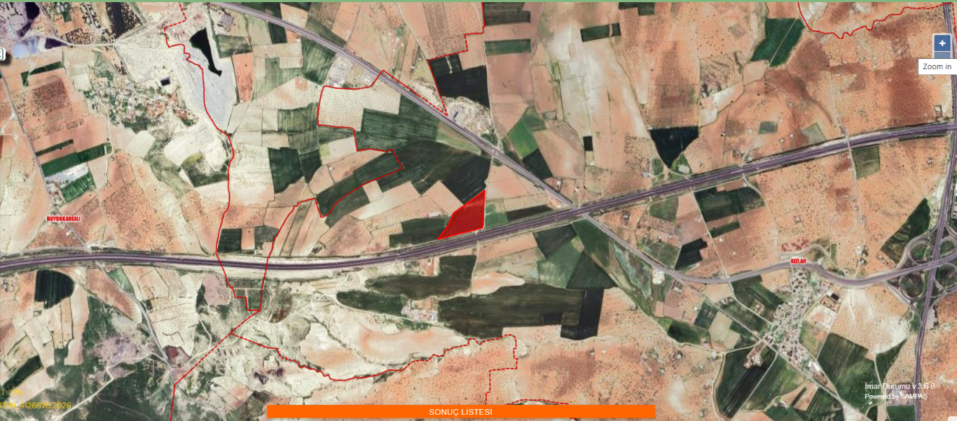 KARAKÖPRÜ KIZLARDA 34.887M2 SATILIK TARLA 2.500 TLM2