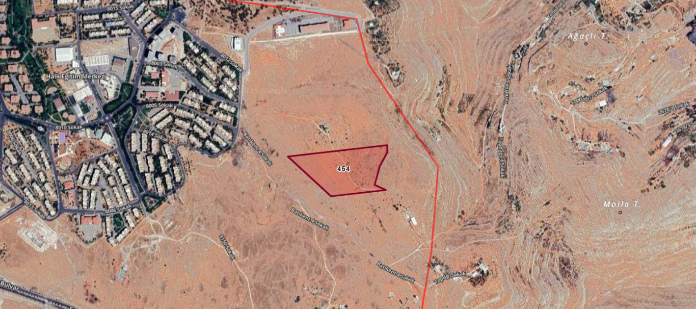 EYYÜBİYE BATIKENTTE 35.873M2 SATILIK TARLA  5.000TLM2