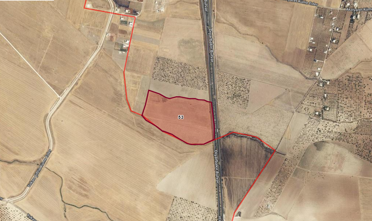 KARAKÖPRÜ KÜÇÜK AKZİYARETTE 72.371M2den 30.000M2si SATILIK TARLA MUVAFAKATLI