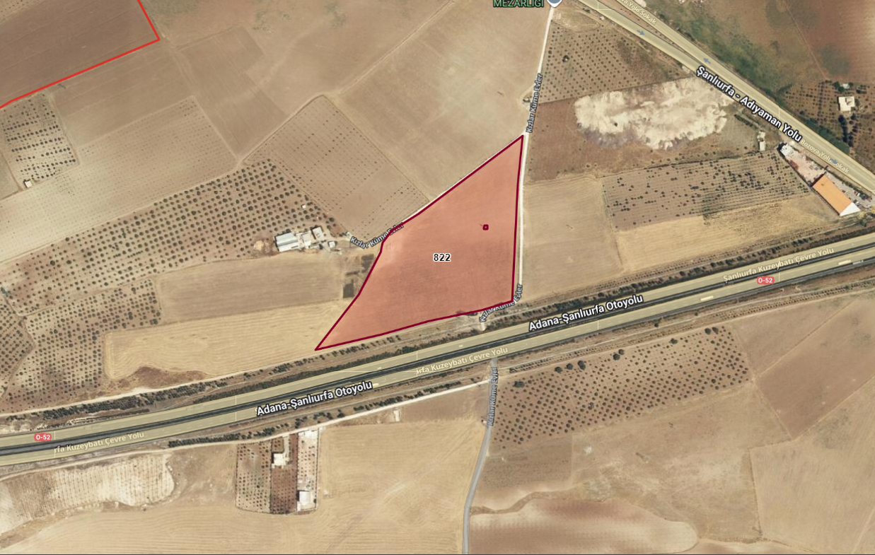 KARAKÖPRÜ KIZLARDA 34.887M2 SATILIK TARLA 2.500 TLM2