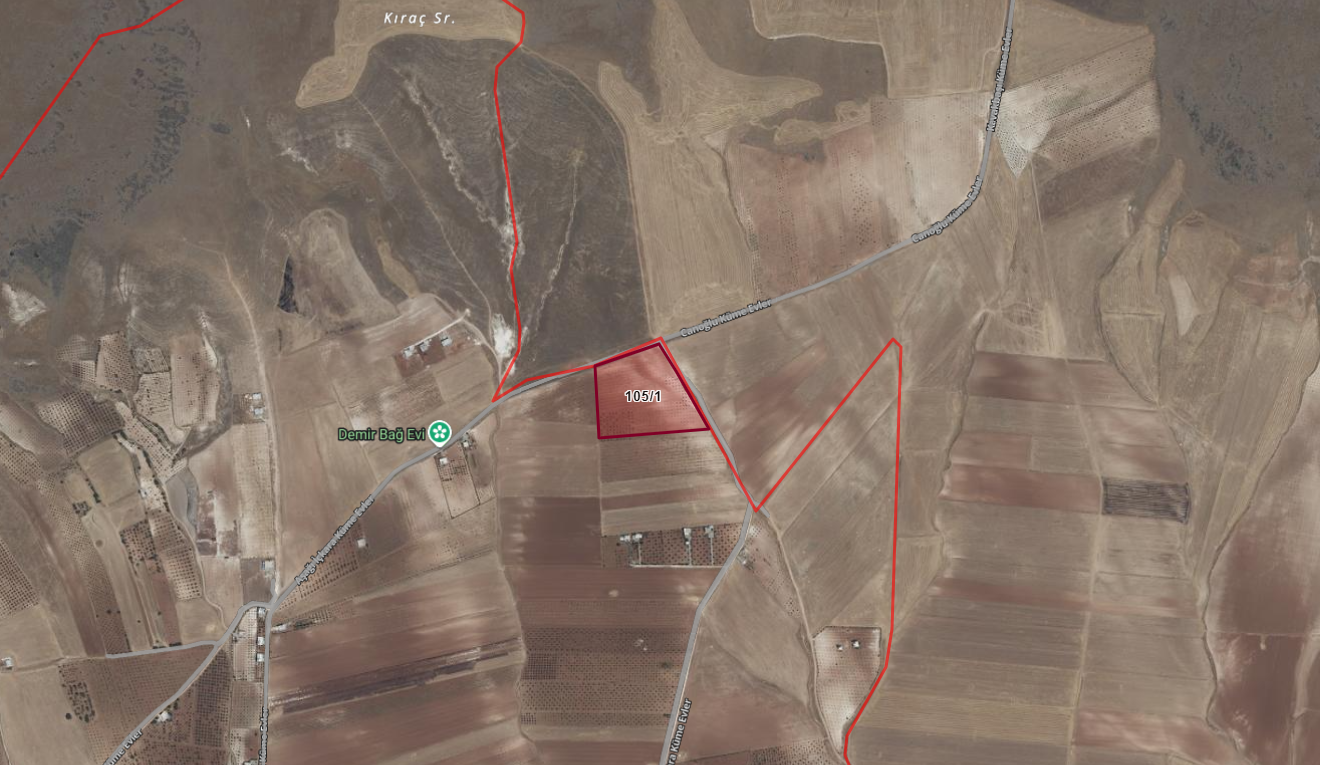 HALİLİYE AŞAĞI İÇKARADA 26.310M2 İÇİNDEN 8.000M2 SATILIK 1.400TL/M2 