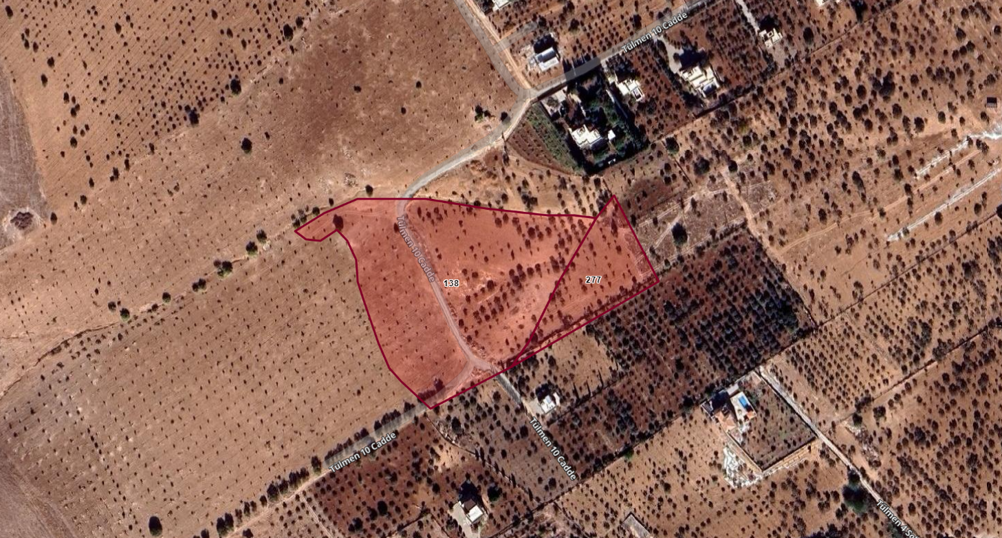 KARAKÖPRÜ TÜLMENDE TOPLAM 20.250M2 SATILIK TARLA ve BAĞ 