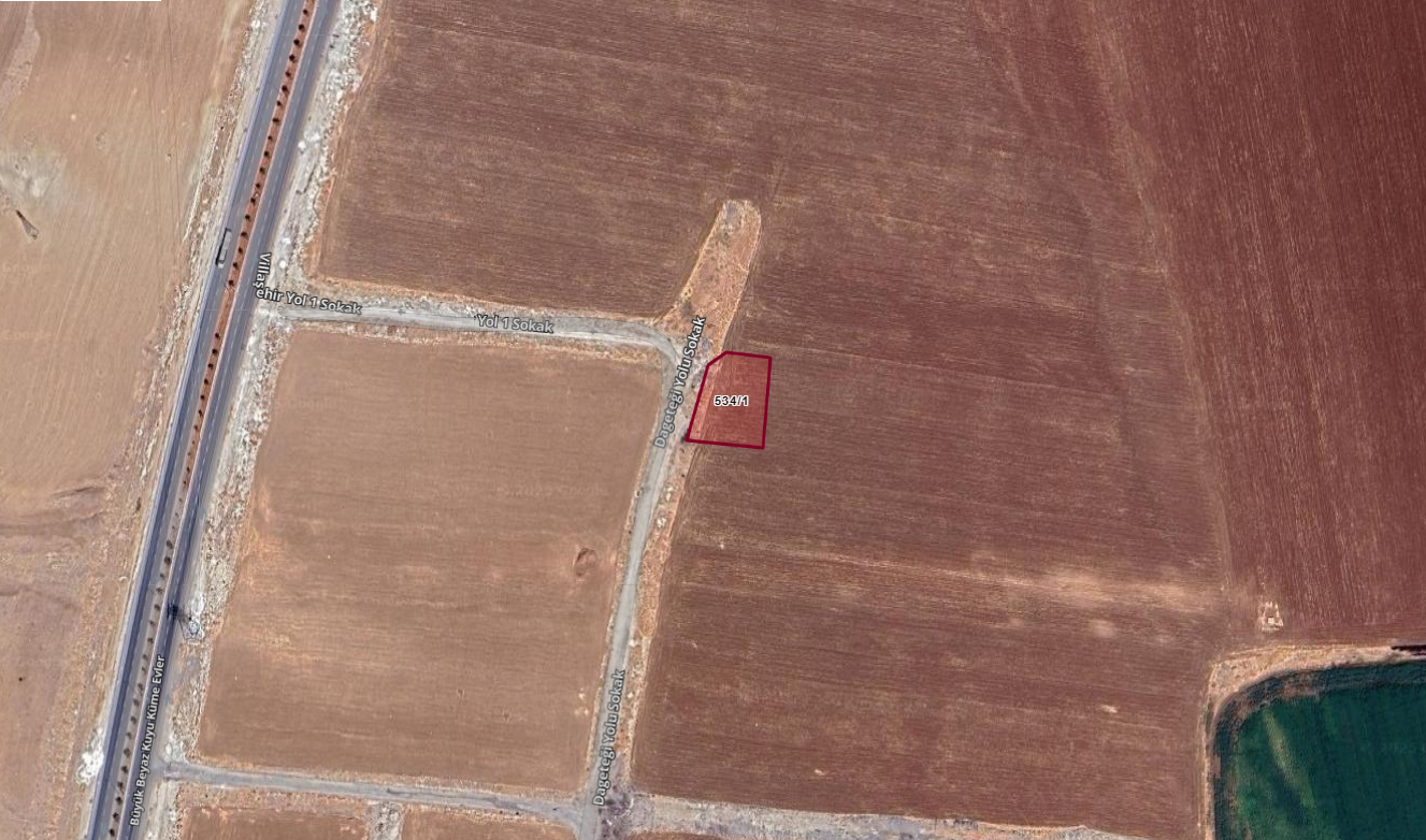 HALİLİYE DAĞETEĞİNDE 1.180M2 SATILIK ARSA 