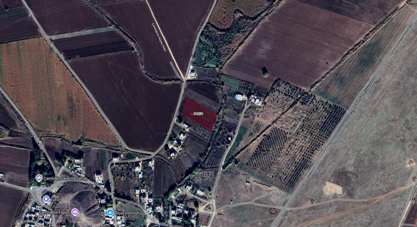 HALİLİYE ÇAMLIDEREDE 4.975M2 SATILIK TARLA 