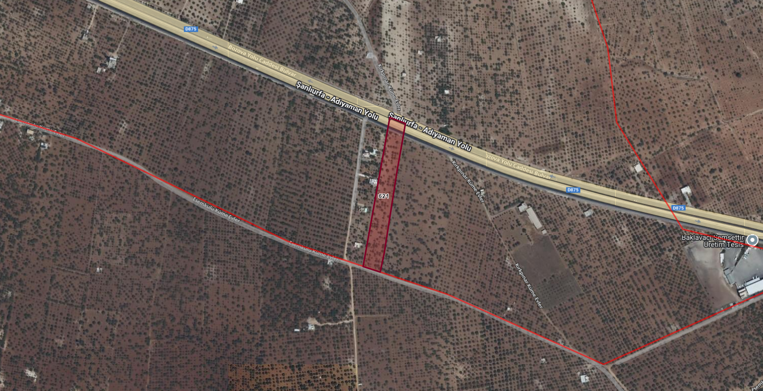 KARAKÖPRÜ KIRKPINARDA SATILIK 9.200M2 TARLA 3.800TL/M2 
