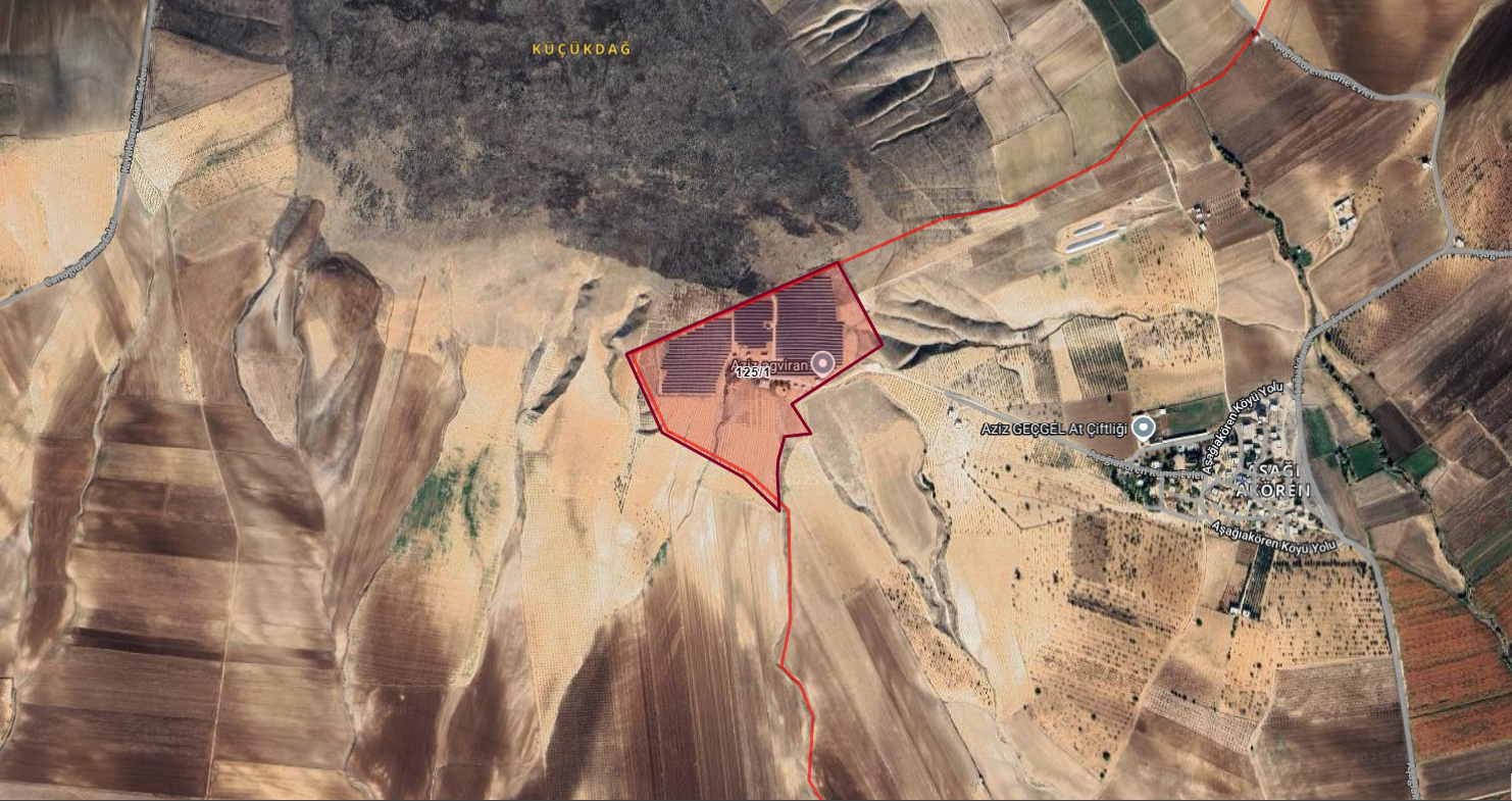 HALİLİYE AĞVİRANDA 103.234M2 SATILIK TARLA 