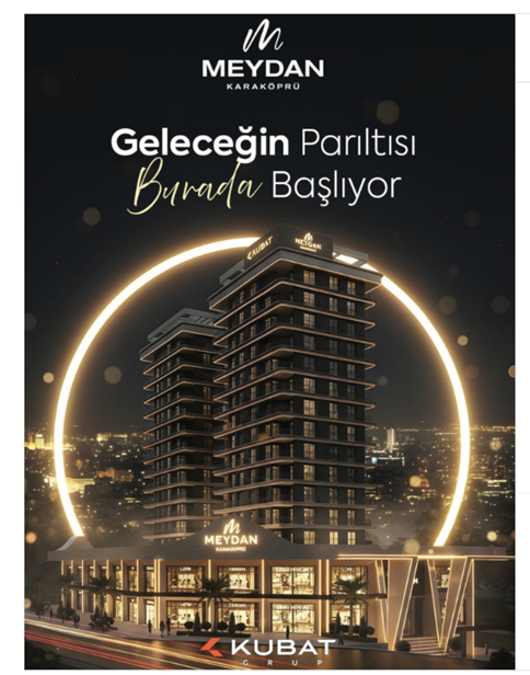 KARAKÖPRÜ MEYDAN KUBAT SİTESİNDE 6.KAT 4+1 ODALI SATILIK DAİRE