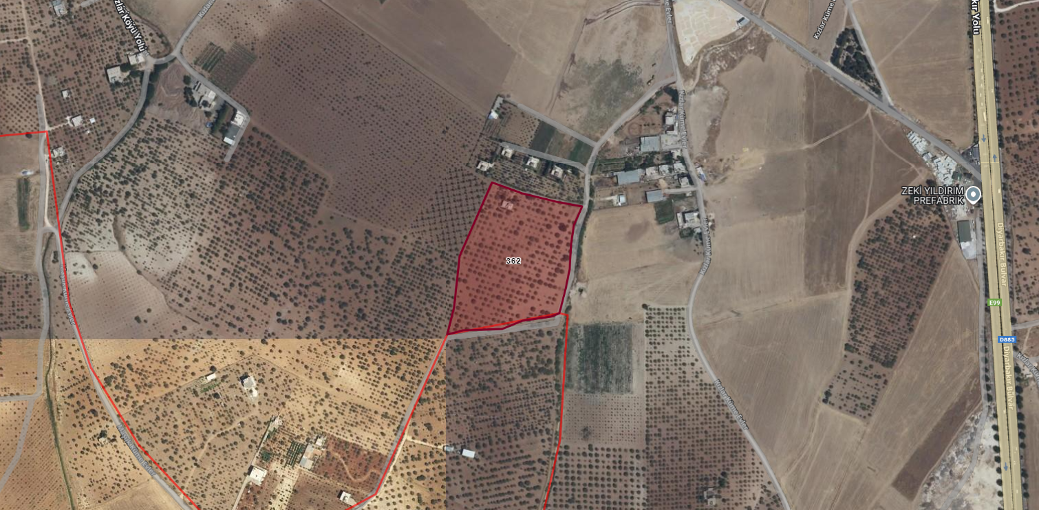 KARAKÖPRÜ KIZLARDA 26.500M2 İÇİNDEN 2.900M2 SATILIK BAĞ 
