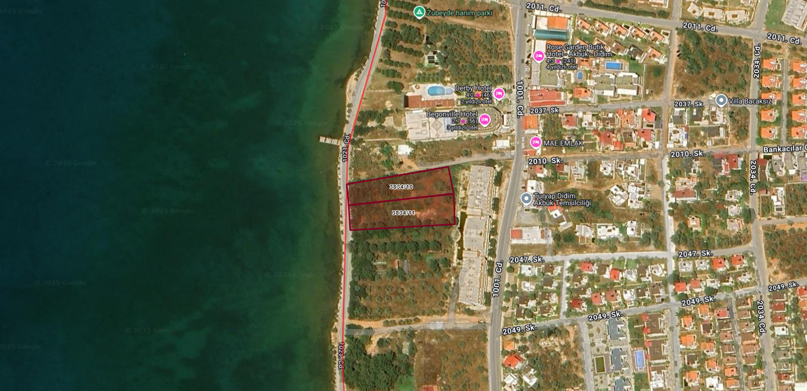 AYDIN DİDİM AKBÜKTE YAN YANA SATILIK 2 ADET TARLA 