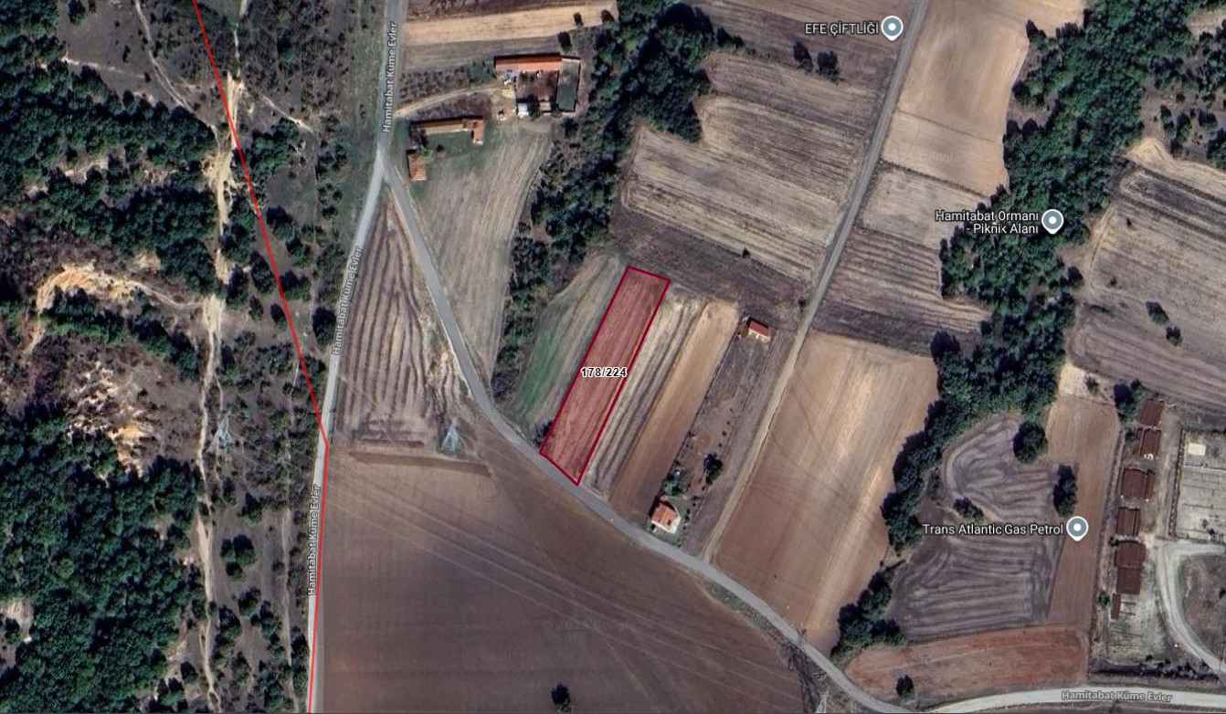 KIRKLARELİ LÜLEBURGAZ HAMİTABAT KÖYÜ 2.300M2 TARLA 