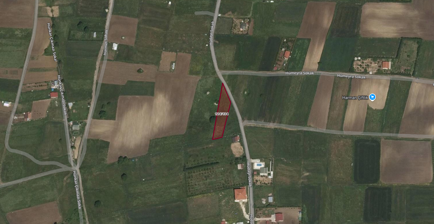 İSTANBUL ÇATALÇA ÇANAKÇADA 1.174M2 SATILIK TARLA