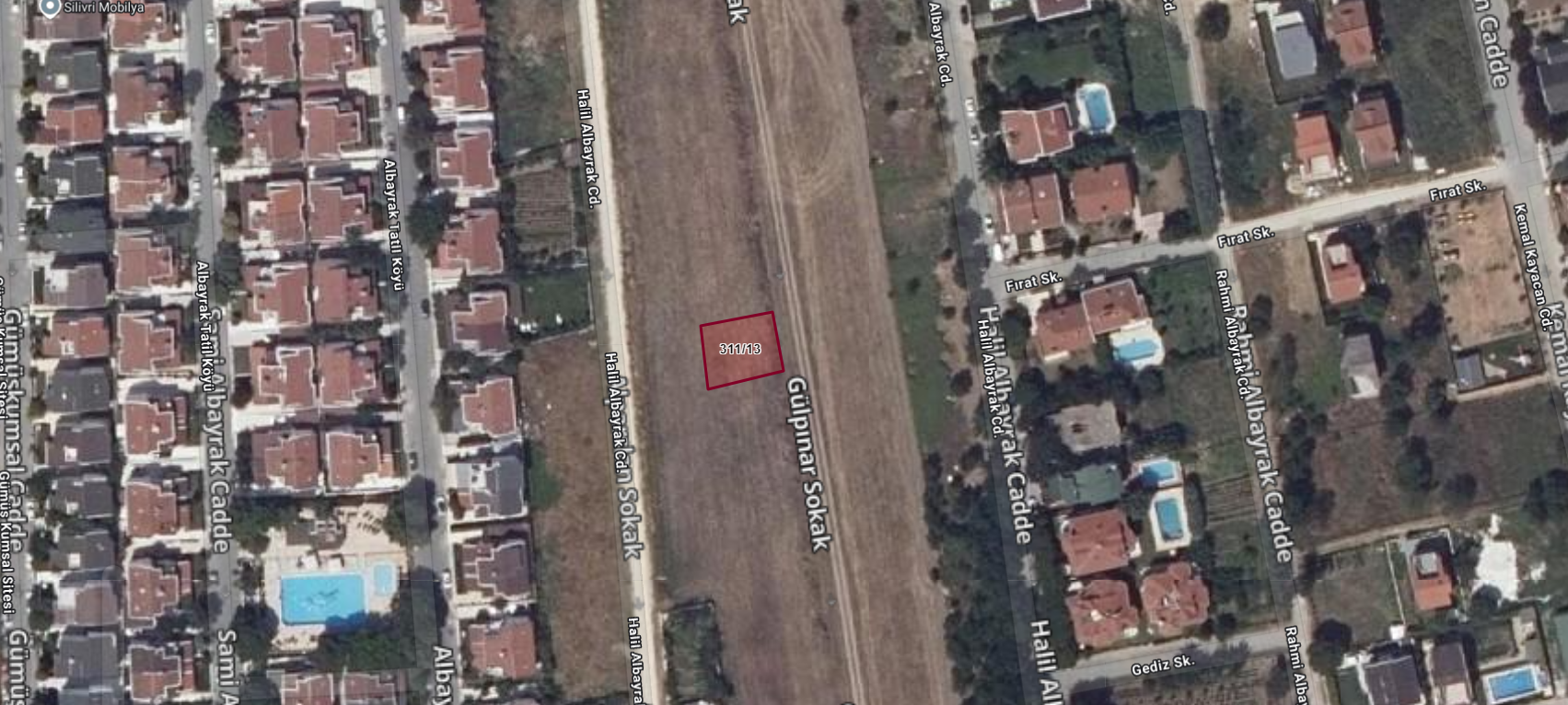 İSTANBUL SİLİVRİ SANCAKTEPEDE 269M2 SATILIK ARSA 