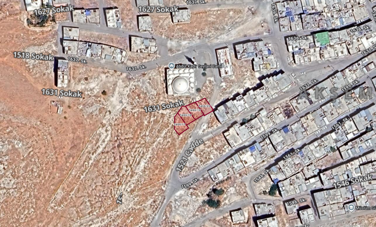 EYYÜBİYE AKŞEMSETTİNDE 4 ADET SATILIK ARSA 