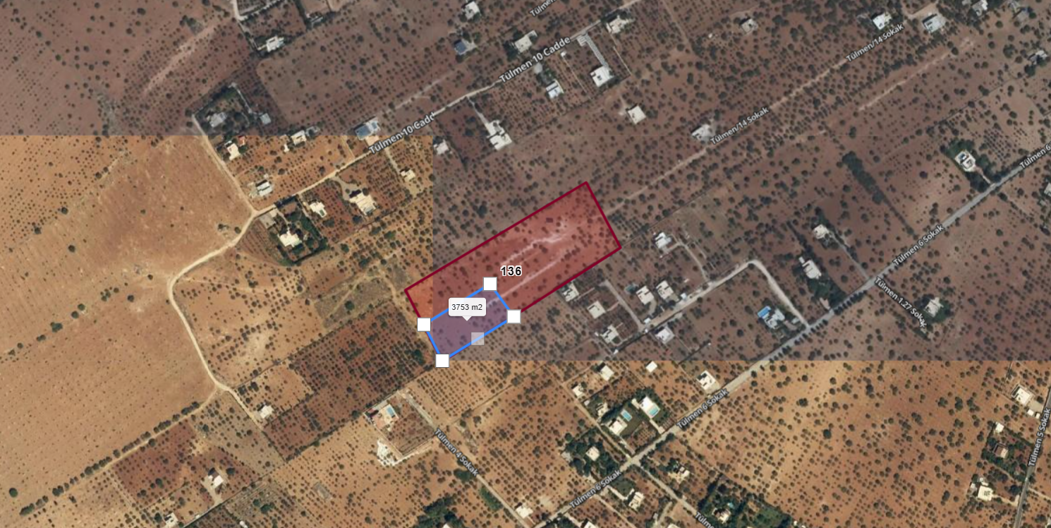 KARAKÖPRÜ TÜLMENDE 18.750M2`den 3.750M2`si SATILIK FISTIKLIK 2.200TL/M2 