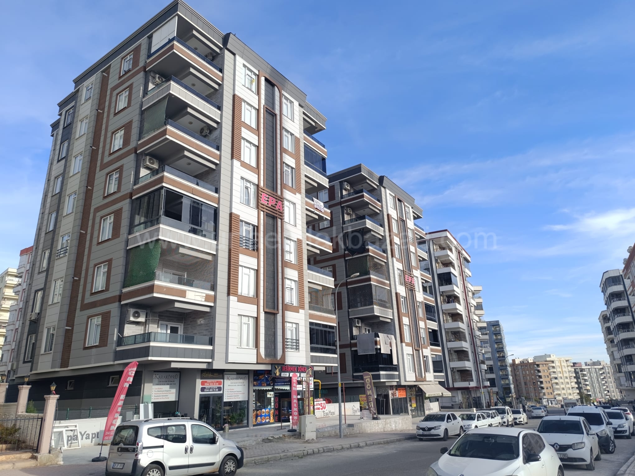 DOĞUKENTTE HAKKI ÖNCEL CAMİSİ KARŞISINDA 5. KAT 3+1 ODALI SATILIK DAİRE 